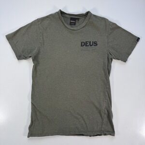 DEUS EX MACHINA Short Sleeve T-Shirt Canggu Bali Mens XS Green